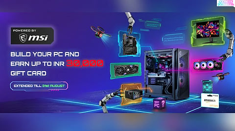 Build or Upgrade Your PC with MSI and Earn Amazon Voucher Codes Up to ₹30,000