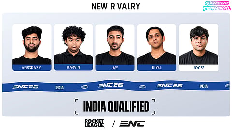 India Qualifies for Rocket League Main Event at Esports Nations Cup 2026