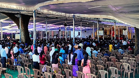 A mass in progress during the novenas of St Francis Xavier in Old Goa