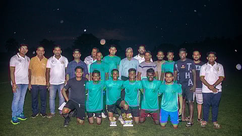 St. Anthony Star Boys with their winning trophy
