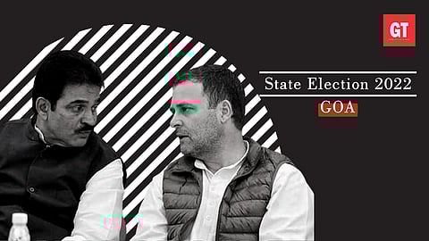 Senior Rajya Sabha member and Congress General Secretary KC Venugopal (L) and Rahul Gandhi (R)