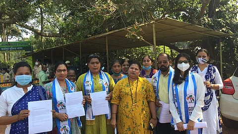 TMC Delegation met Calangute PI on Wednesday