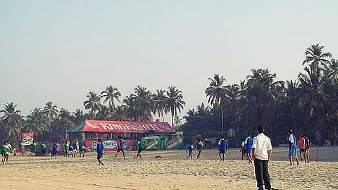 Beach Football at Colva