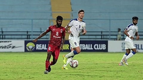 I-League: Churchill Brothers took the lead in the last minute against Real Kashmir
