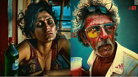 Goan man and woman created by Madhav Kohli using AI- generated. 
