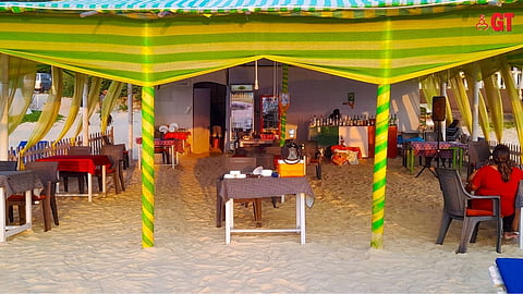  Jamny's is a shack in Benaulim,  South Goa.