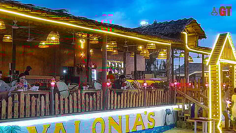 Shack owners waiting for customers.