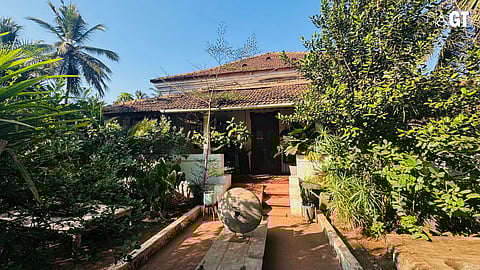 An old Goan home has been converted into an art gallery. 