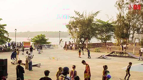 The skating arena in Miramar. 