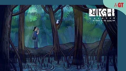 A poster of the documentary, 'Kharvan — In Search of the Elusive One.'