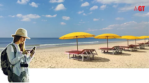 Most millennials surf through the social media posts of others when planning their own vacations.