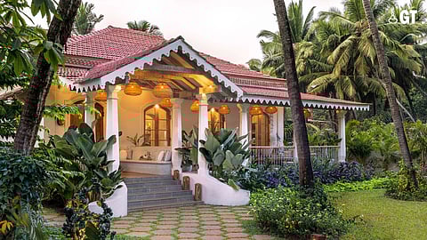 Amger is a 130-year old Indo-Portuguese villa in Parra.