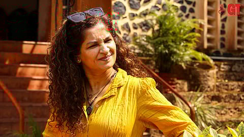 Director Gauri Shinde at Carmel College of Arts, Science and Commerce for Women, Nuvem.