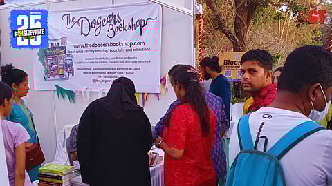 Enthusiasts at the book fair held in 2024.