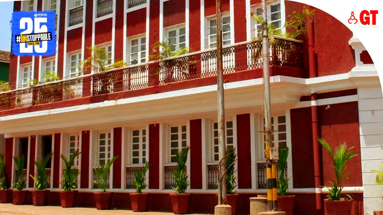 Exterior of Panjim Inn heritage hotel in Panjim.