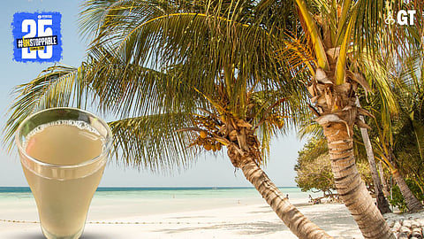 Coconut 'feni' was common at Carnival time in Goa in the past.