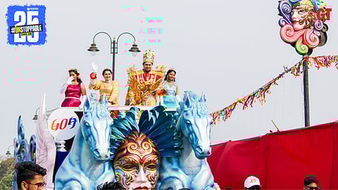 King Momo, floats and parades are elements of a modern Carnival in Goa.