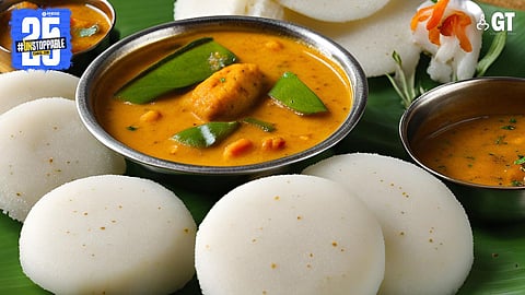 'Idli sambar' is a popular and affordable breakfast in Goa.