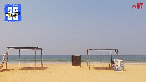 Agonda Beach is preferred by British tourists.
