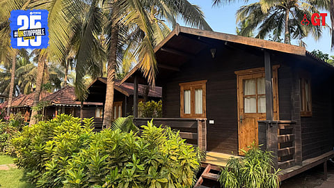 The cottages of Ivy Morjim in Morjim. 