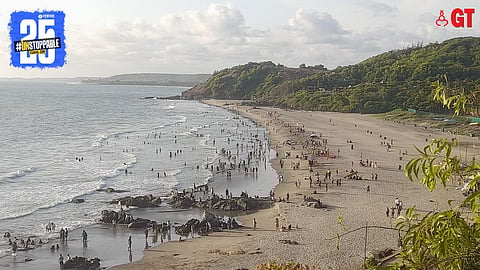 Dream Beach in Vagator.  