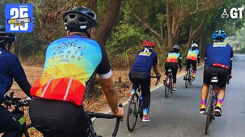 Cyclists in Goa hope for better infrastructure. 