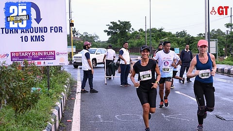 Goa's Rotary Rain Run, a call for fitness enthusiasts.  