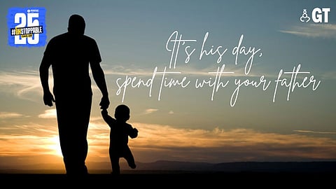 A day with dad on Father's Day.