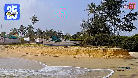The fury of the monsoons has eroded Goa's beaches.