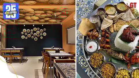 The special Ravan thali at Bhumiputra Restaurant. 