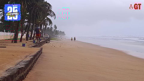 Vast stretches of unspoilt, empty beaches draw tourists to South Goa.