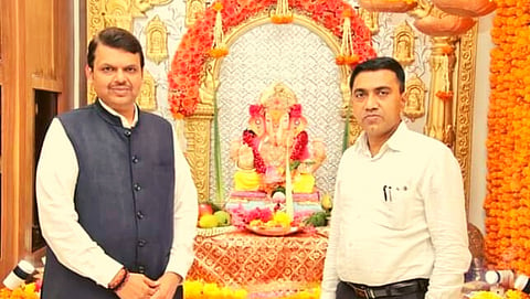 Chief Minister Pramod Sawant met Devendra Fadnavis in Mumbai on Tuesday, September 14, 2021