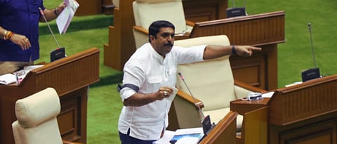 GFP President Vijay Sardesai speaking during Goa Monsoon Assembly Session