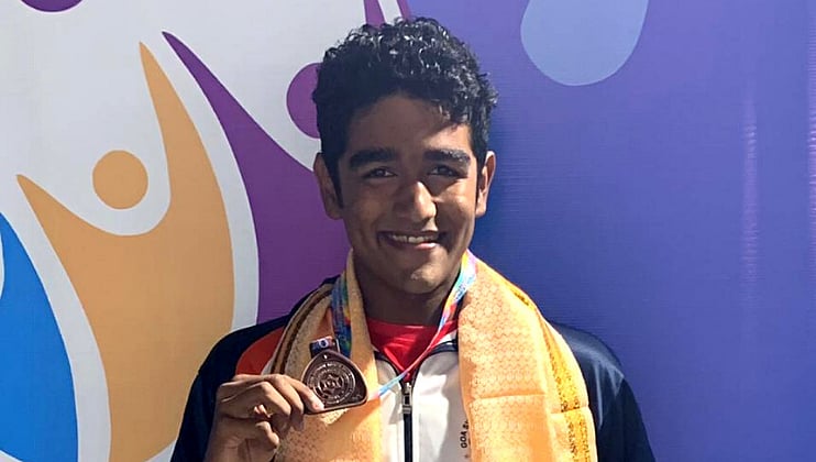 Goa’s Zavier wins bronze in National Swimming Championship