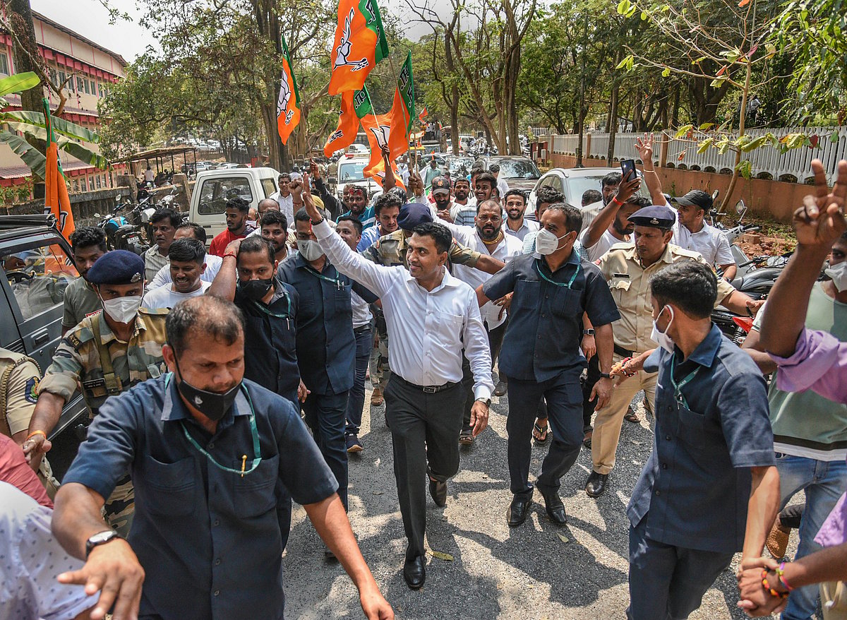 Goa Election results 2022 live updates: CM Pramod Sawant trailing from ...