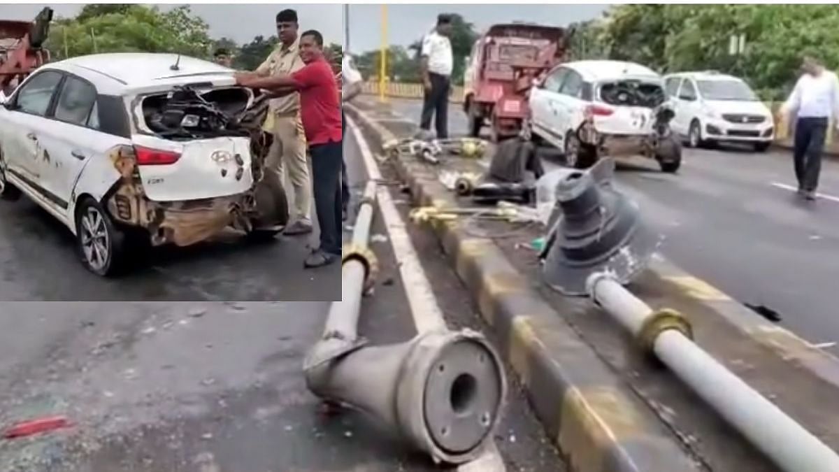 Car mishap leads to major traffic jam on Atal Setu