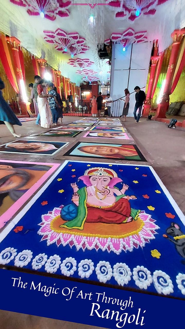 When colours of rangoli brought human stories to life