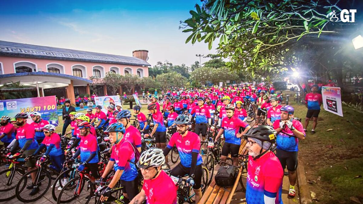 Goa's Xaxti-100 cycle ride enthuses eminent personalities|Gomantak Times