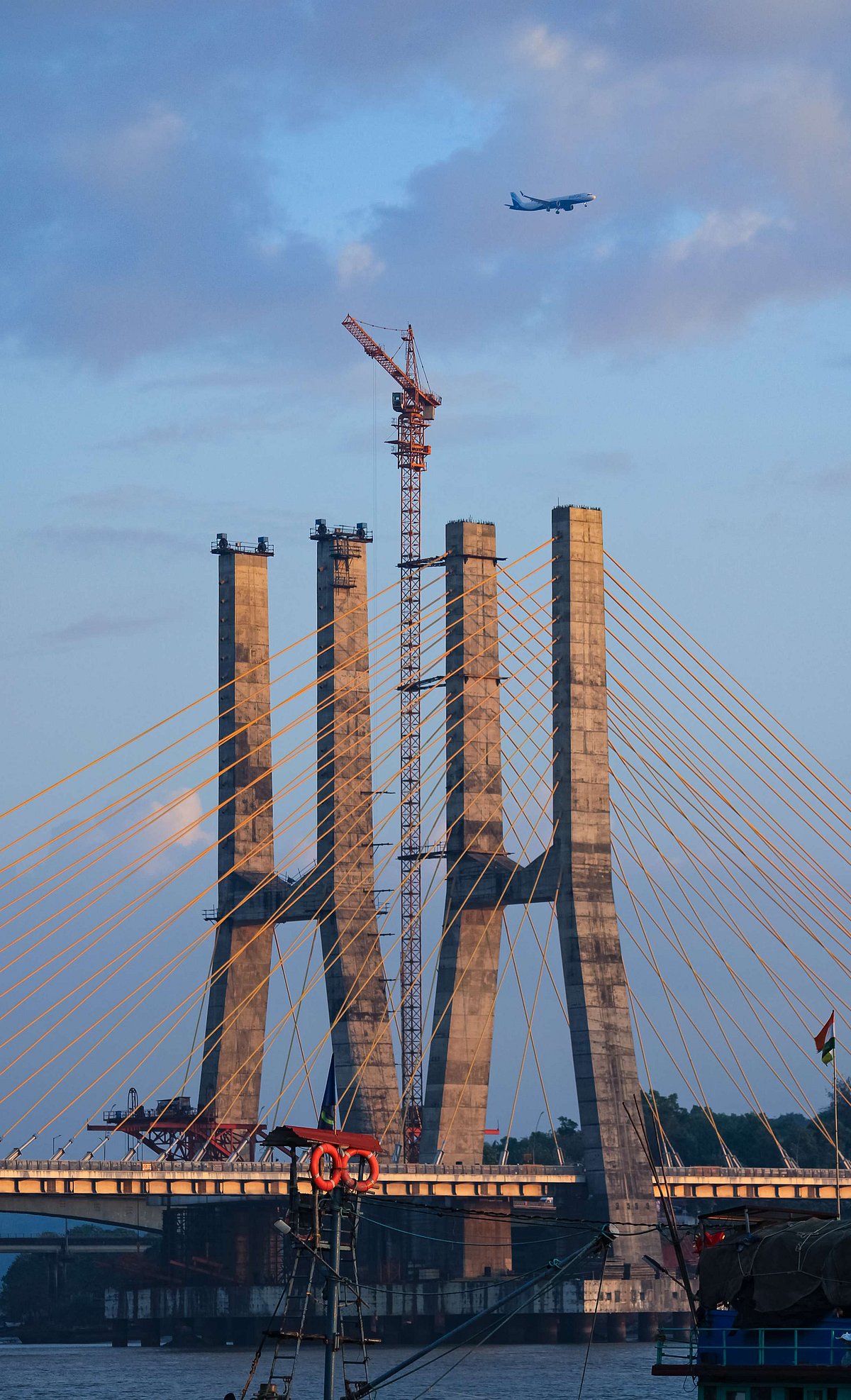 Preparations on in full swing for new Zuari bridge opening