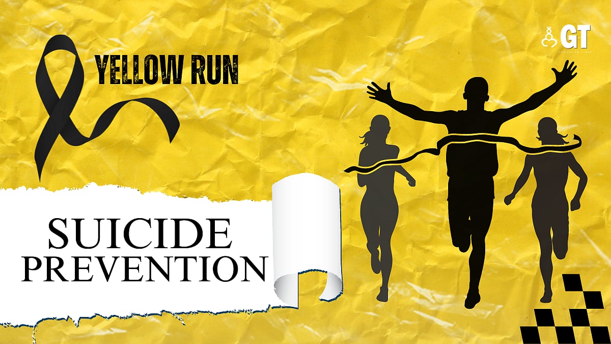 Yellow Run for suicide prevention awareness in Goa|Gomantak Times