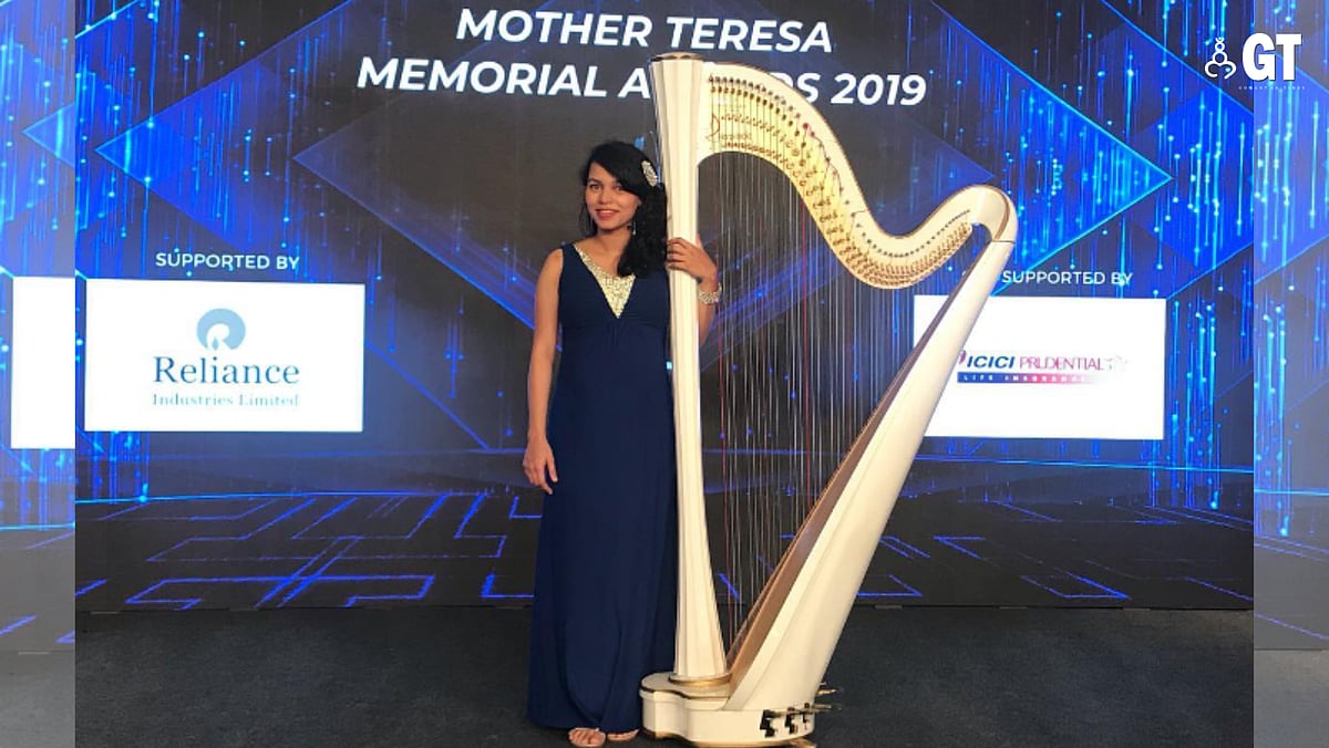 Goan-origin harpist performing on Independence Day|Gomantak Times