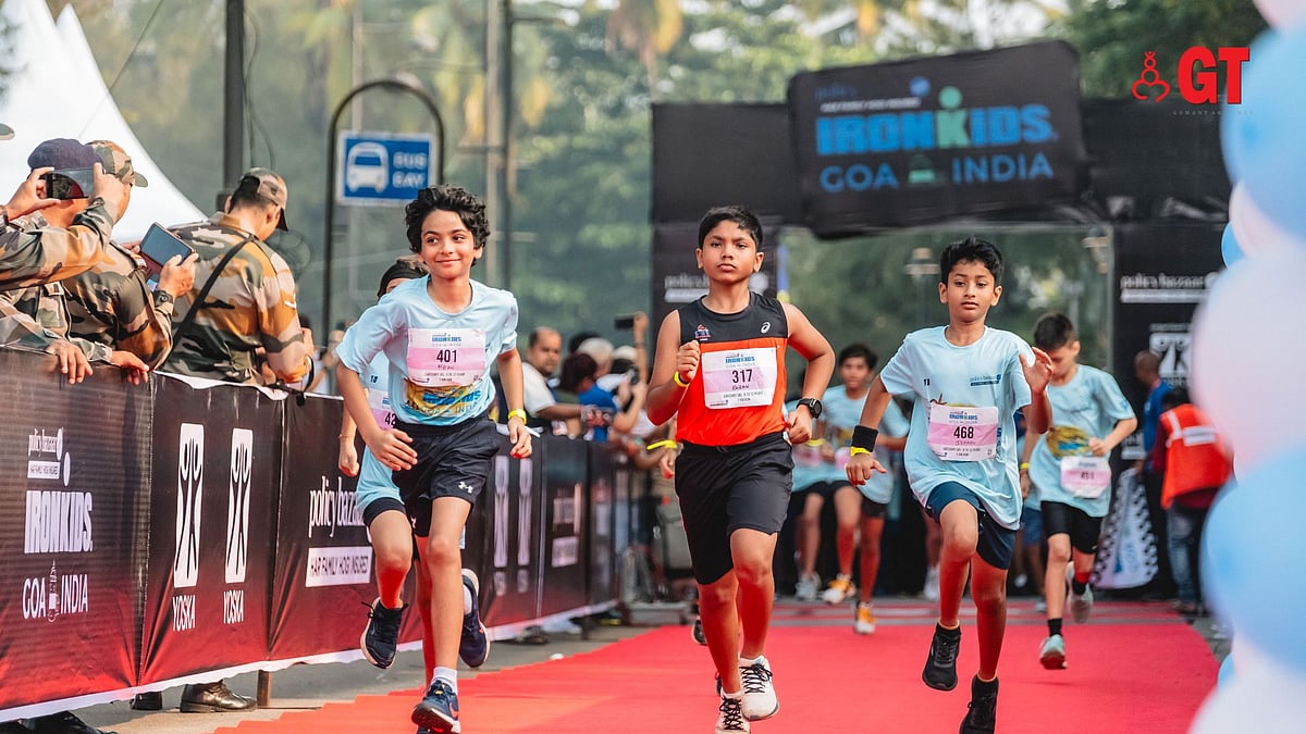 Goan kids run in curtain-raiser of Ironman race on Sunday | GomantakTimes