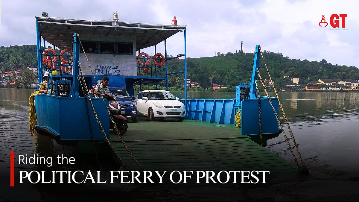 Riding the political ferry of protest in Goa | Gomantak Times