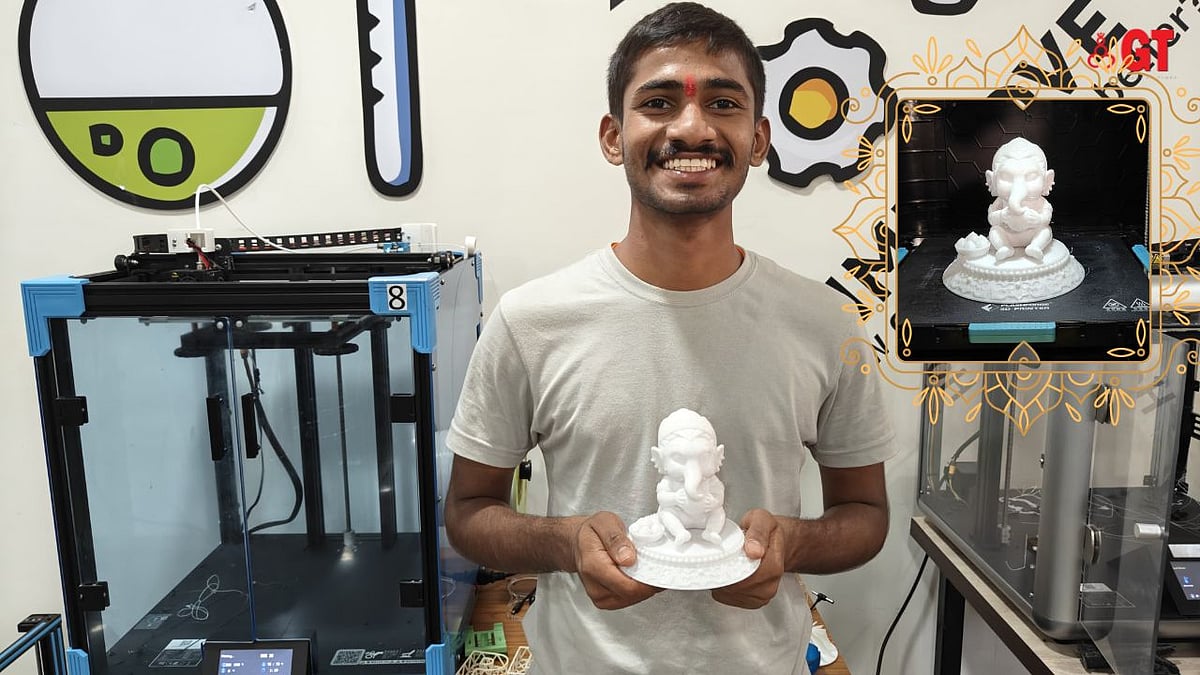 Tech meets tradition: A 3D printed Ganesha idol in Goa | Gomantak Times