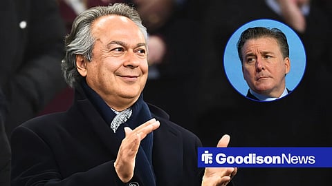Farhad Moshiri and the Everton owner Dan Friedkin.
