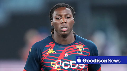 Brooke Norton-Cuffy in action for Genoa