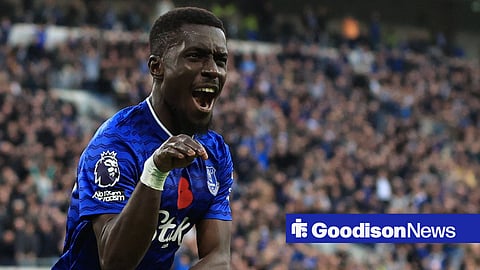 8th November 2025 Hill Dickinson Stadium, Liverpool, England Premier League Football, Everton versus Fulham Idrissa Gana Gueye of Everton celebrates