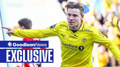 Jens Petter Hauge celebrating for Bodo/Glimt