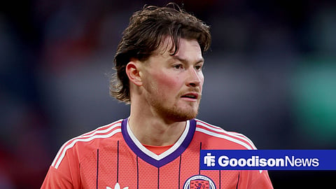 Nathan Patterson in action for Scotland