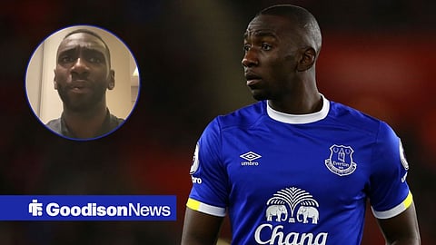 Yannick Bolasie playing for Everton and Yannick Bolasie speaking on talkSPORT